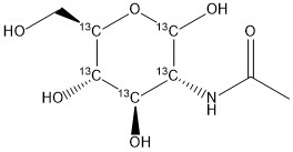N-acetyl-D-[UL-13C6]glucosamine